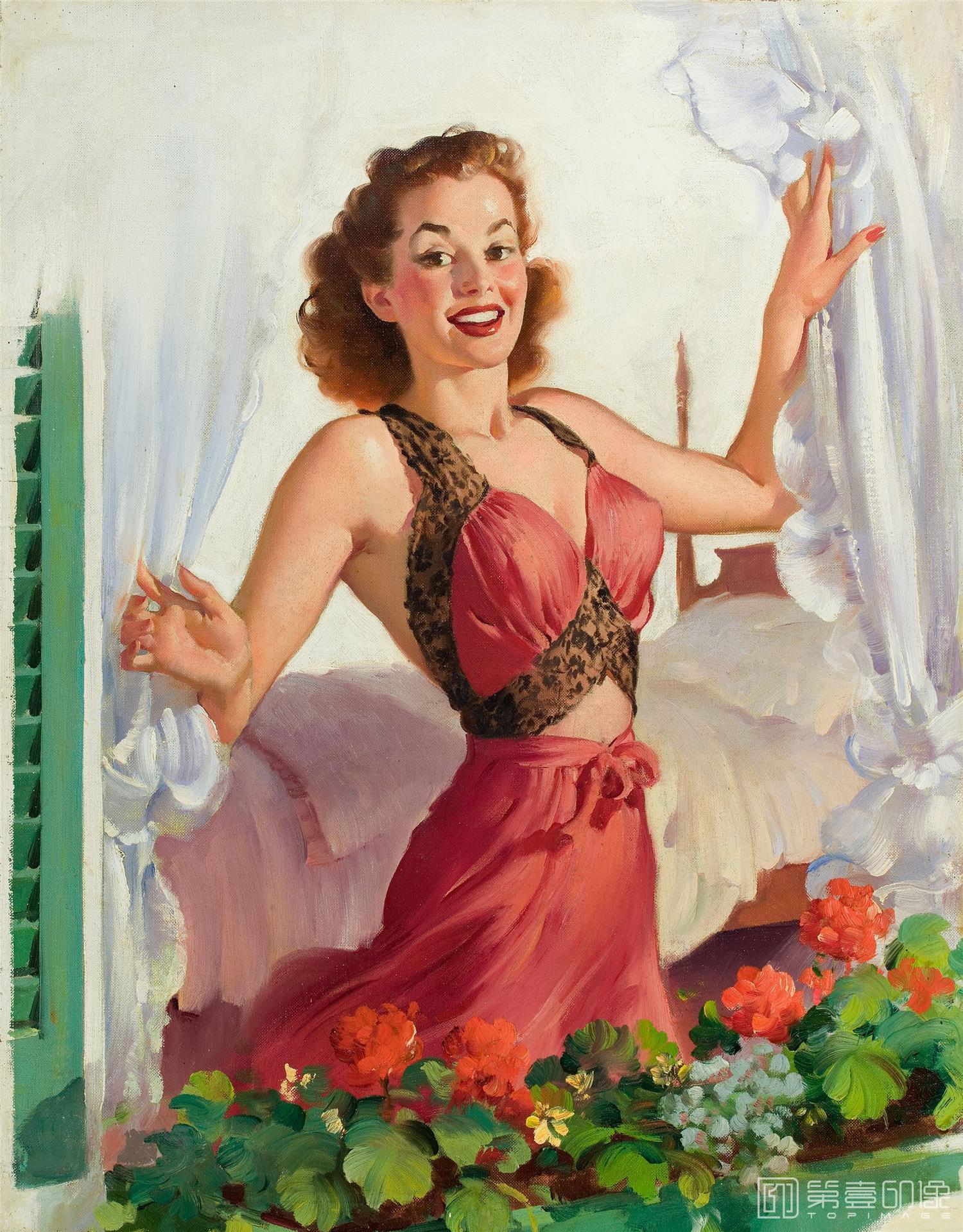 油画-吉尔·艾尔夫格雷恩 Gil Elvgren 作品集-163
